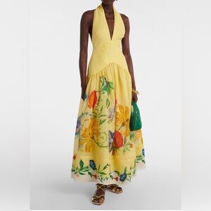 COPY - Alemais Dhalia floral linen-blend maxi dress
